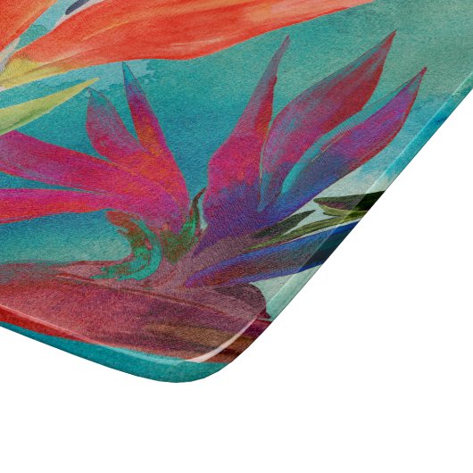 Vivid Birds of Paradise Snijplank (Hoek)