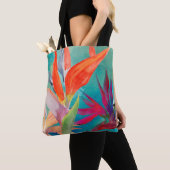 Vivid Birds of Paradise Tote Bag (Dichtbij)