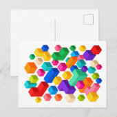 Vivid Blockscape Briefkaart (Voorkant / Achterkant)