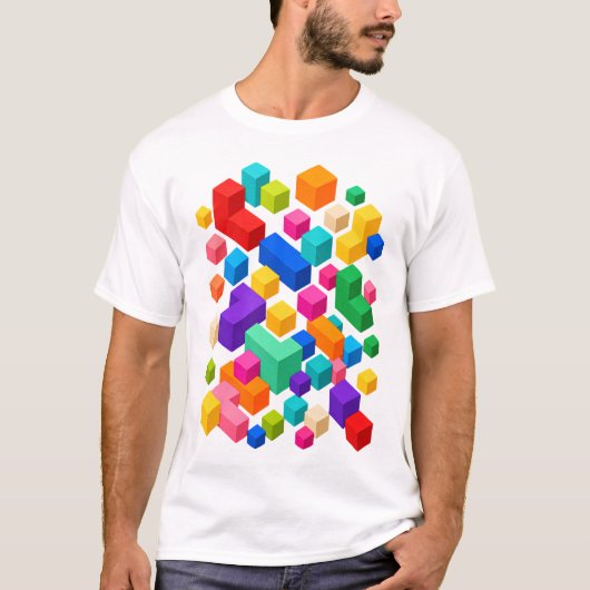Vivid Blockscape T-shirt (Voorkant)