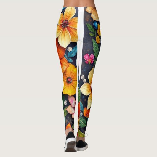 Vivid Bloom Leggings (Achterkant)