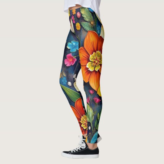 Vivid Bloom Leggings (Links)