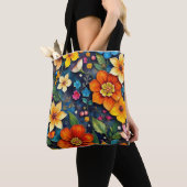 Vivid Bloom Tote Bag (Dichtbij)