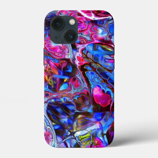 Vivid Blue en Hot Pink Case Mate Phone Case Case (Achterkant)