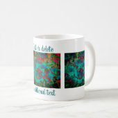 Vivid Blue Lilies Floral Art Specialized Koffiemok (Voorkant rechts)