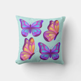 Vivid Butterfly Pop Pillow Kussen