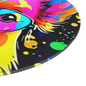 Vivid Canine Vibes Design Snijplank (Hoek)