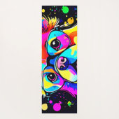 Vivid Canine Vibes Design Yogamat (Achterkant)