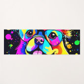 Vivid Canine Vibes Design Yogamat (Voorkant (horizontaal))