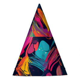 Vivid Chaos Splash Graffiti Feesthoedjes