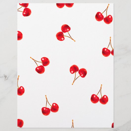 Vivid Cherry Pattern Flyer (Voorkant)
