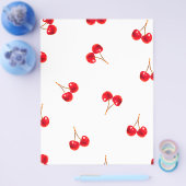 Vivid Cherry Pattern Flyer (Enkel)