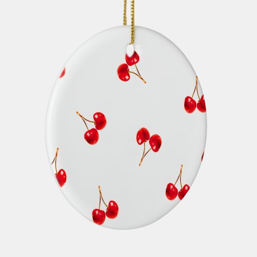 Vivid Cherry Pattern Keramisch Ornament (Rechts)