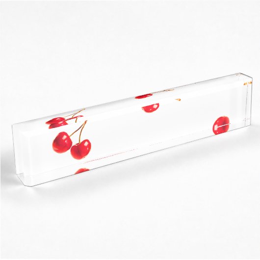 Vivid Cherry Pattern Naambordje