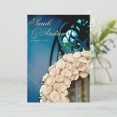 Vivid Church Doors Wedding Kaart (Staand voorkant)