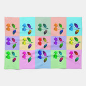 Vivid Colorful Cherries - Pop Art Theedoek (Horizontaal)