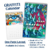 Vivid Colorful Graffiti Street Art Photography - Kalender
