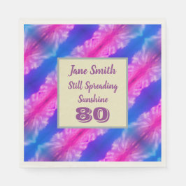 Vivid Colorful Milestone Celebration 80th Birthday Servet