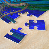 Vivid Colors Peace Guitar Puzzle Legpuzzel (Zijkant)