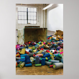 Vivid Colors Photograph Print of the inside of the