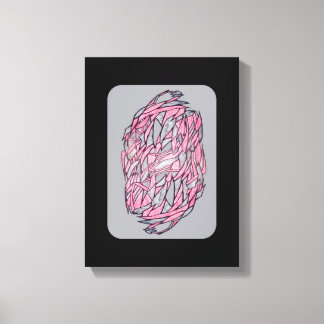 Vivid Contrast: Modern Geometric Abstract Print