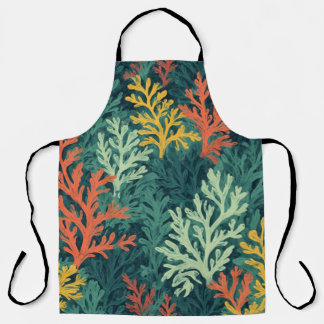 Vivid Coral Forest - Schort
