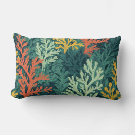 Vivid Coral Forest - Sierkussen Kussen