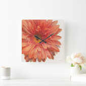 Vivid Daisy Vierkante Klok (Huis)