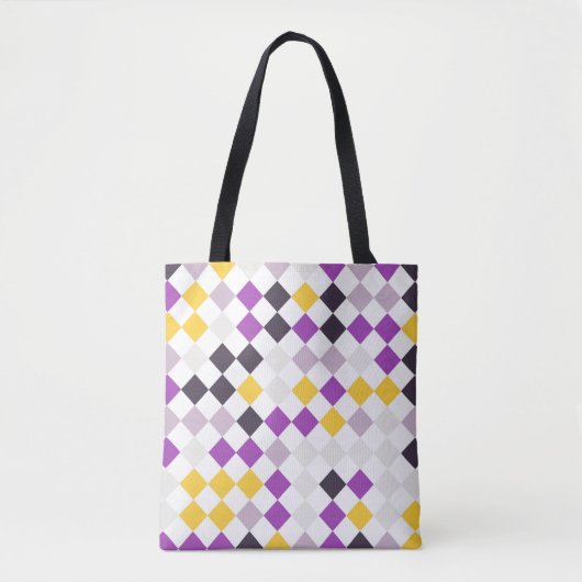 Vivid Diamond Dance Tote Bag (Voorkant)