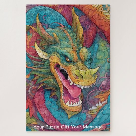 Vivid Dragon Legpuzzel (Verticaal)