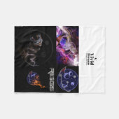 Vivid Dreams Books Blanket Fleece Deken (Voorkant (Horizontaal))