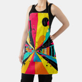 Vivid Dreams: Een Neon Odyssee Schort (Insitu)