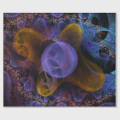 Vivid Dreams Psychedelic Digital Art Cadeaupapier (Vlak)