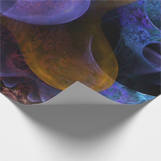 Vivid Dreams Psychedelic Digital Art Cadeaupapier (Hoek)