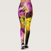Vivid Easter Floral Leggings (Achterkant)