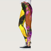 Vivid Easter Floral Leggings (Links)