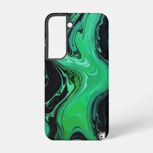 Vivid Emerald Marble Samsung Galaxy Hoesje