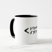 Vivid Eyes Officiële Mok (Voorkant links)