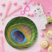 Vivid Feather Papieren Bordje (Feest)