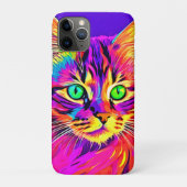 Vivid Feline Design Case-Mate iPhone Case (Achterkant)