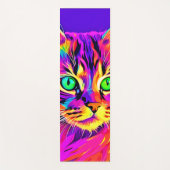 Vivid Feline Design Yogamat (Voorkant)