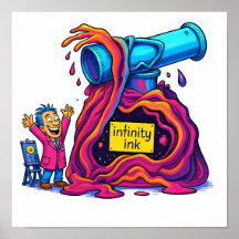 Vivid Flat Color Humorous Seamless Fabric