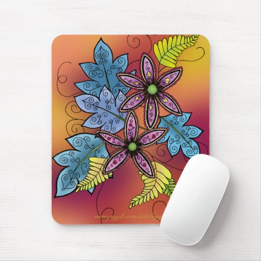 Vivid Flora Muismat (Met muis)