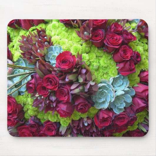 Vivid Floral Mousepad Muismat (Voorkant)