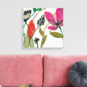 Vivid Flowers Canvas Afdruk (Insitu (Woonkamer))
