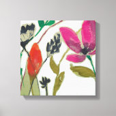 Vivid Flowers Canvas Afdruk (Voorkant)