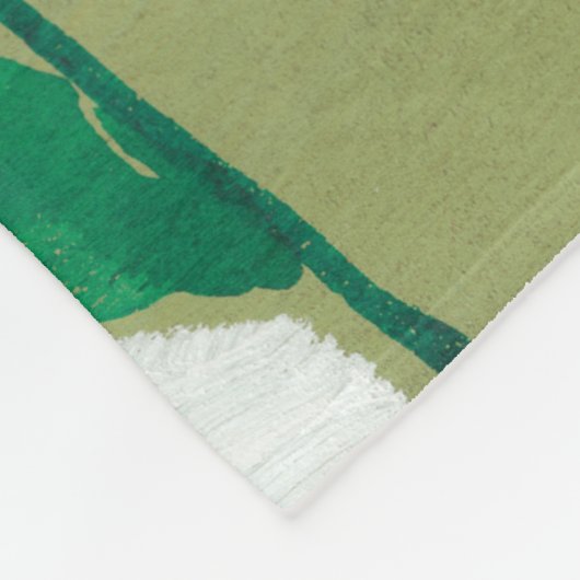 Vivid Flowers I Fleece Deken (Hoek)