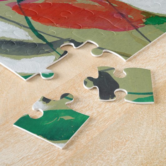 Vivid Flowers I Legpuzzel (Zijkant)