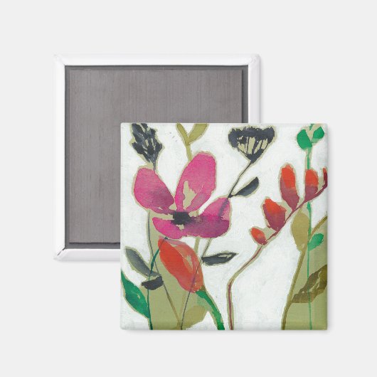 Vivid Flowers I Magneet (Voorkant / Achterkant)