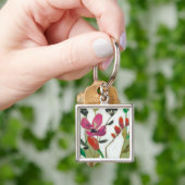 Vivid Flowers I Sleutelhanger (Hand)